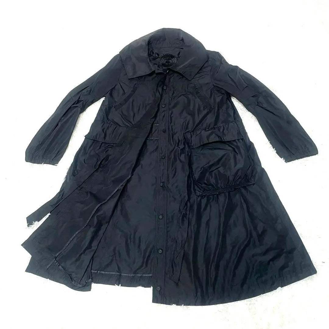 [Extremely beautiful] Tokuko Premierevol *Long spring, large collar, coat, size 9