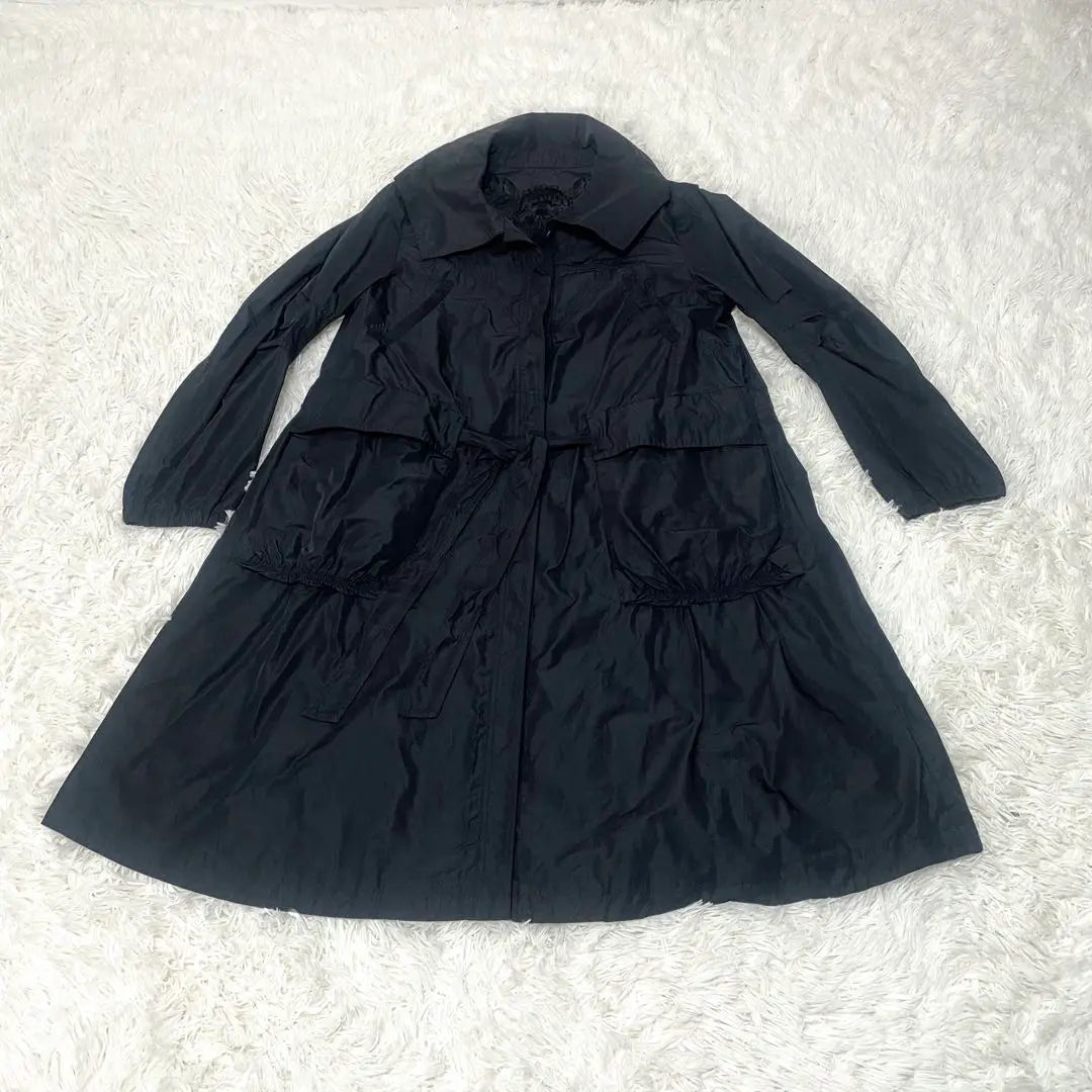 [Extremely beautiful] Tokuko Premierevol *Long spring, large collar, coat, size 9