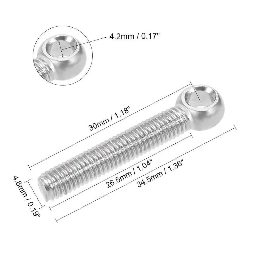 ★One item✨ Eyebolt Machine eyebolt Swing eyebolt M5x30mm