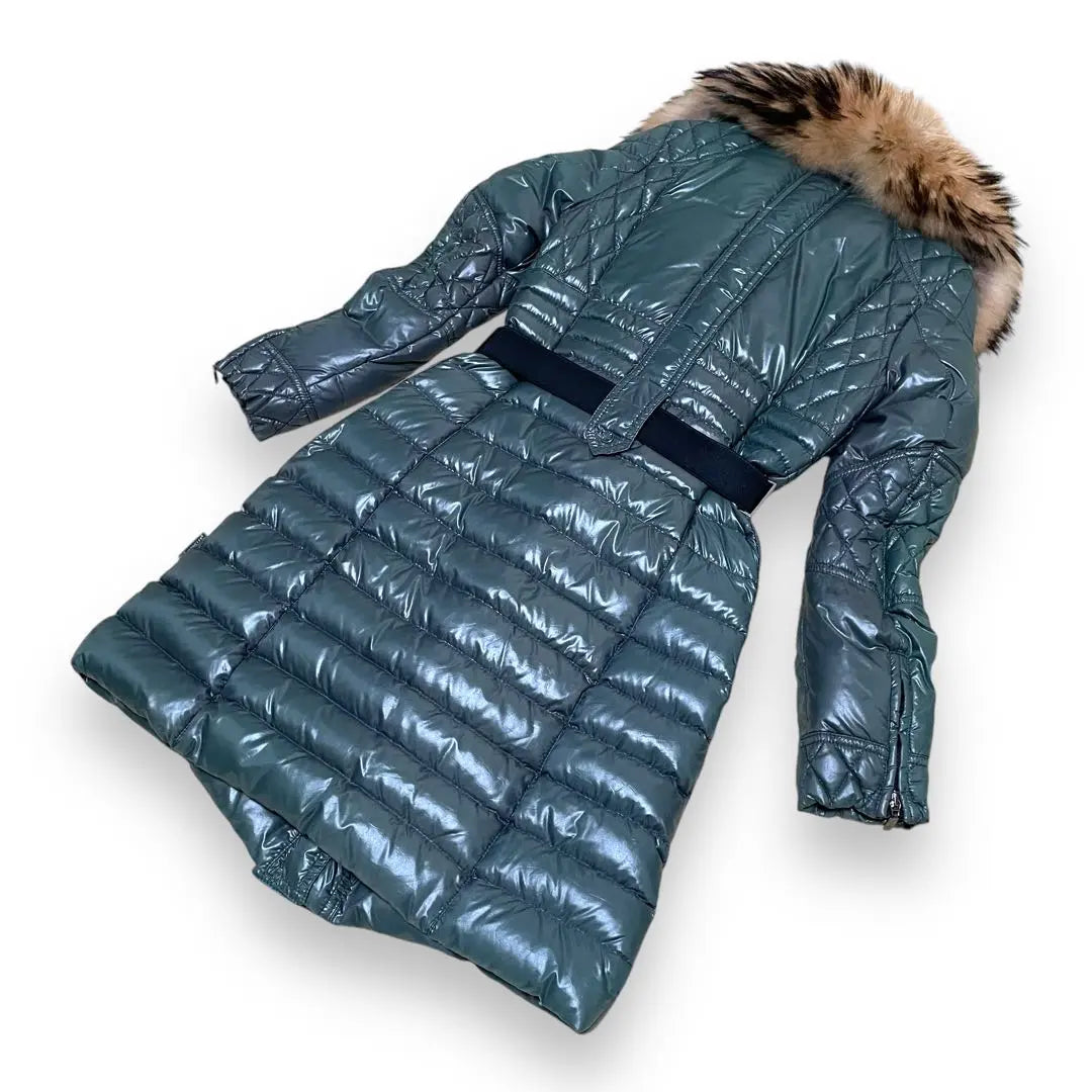 Superb condition Moncler Maiyor Down coat Tamazu color 0 Raccoon fur