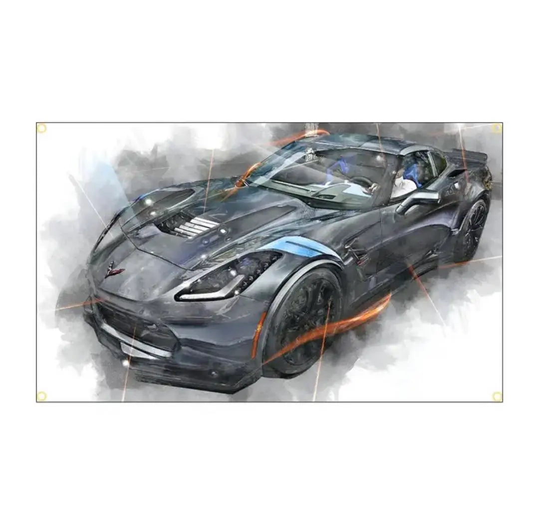 Corvette tapestry