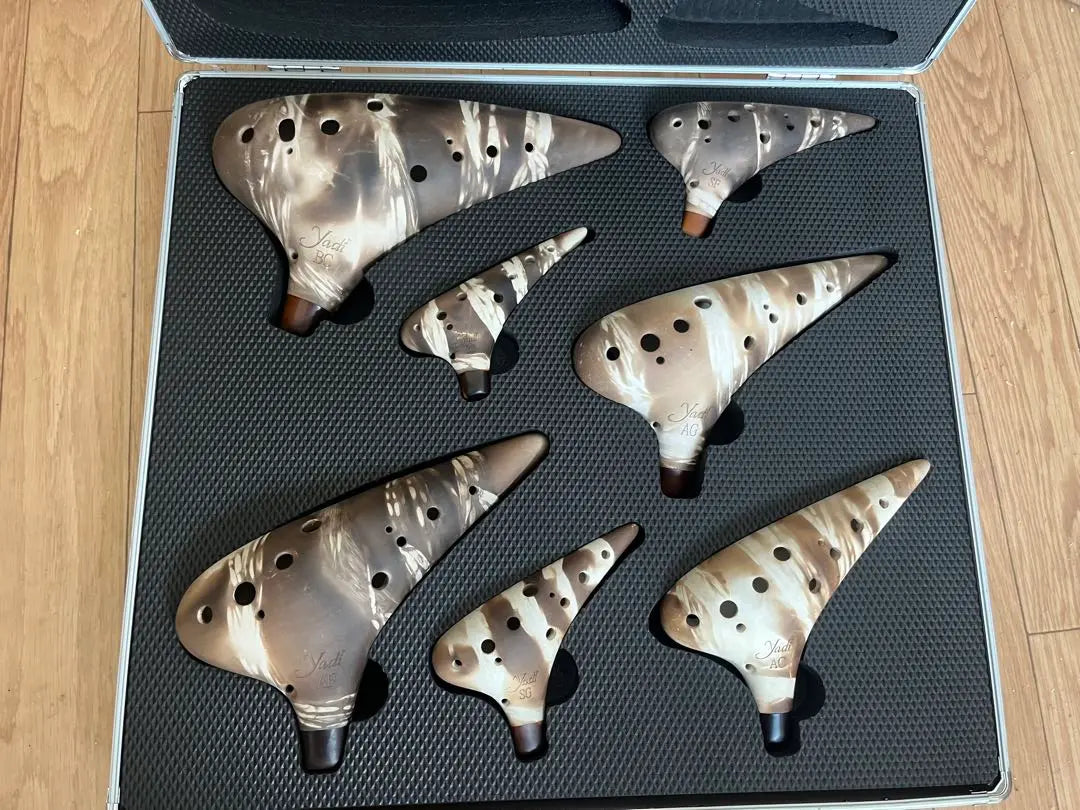 New Ocarina 7 sets ensemen porcelain bean porcelain bc AG SF SG SC | 新品オカリナ7つセット 合奏陶笛BC AF AG AC SF SG SC