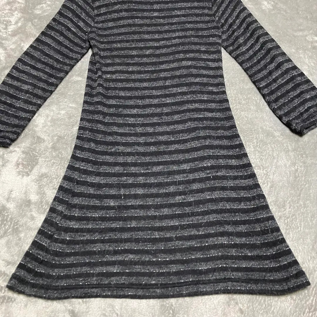 [Anyss] (M) Tunic Border Feather Onward Kashiyama