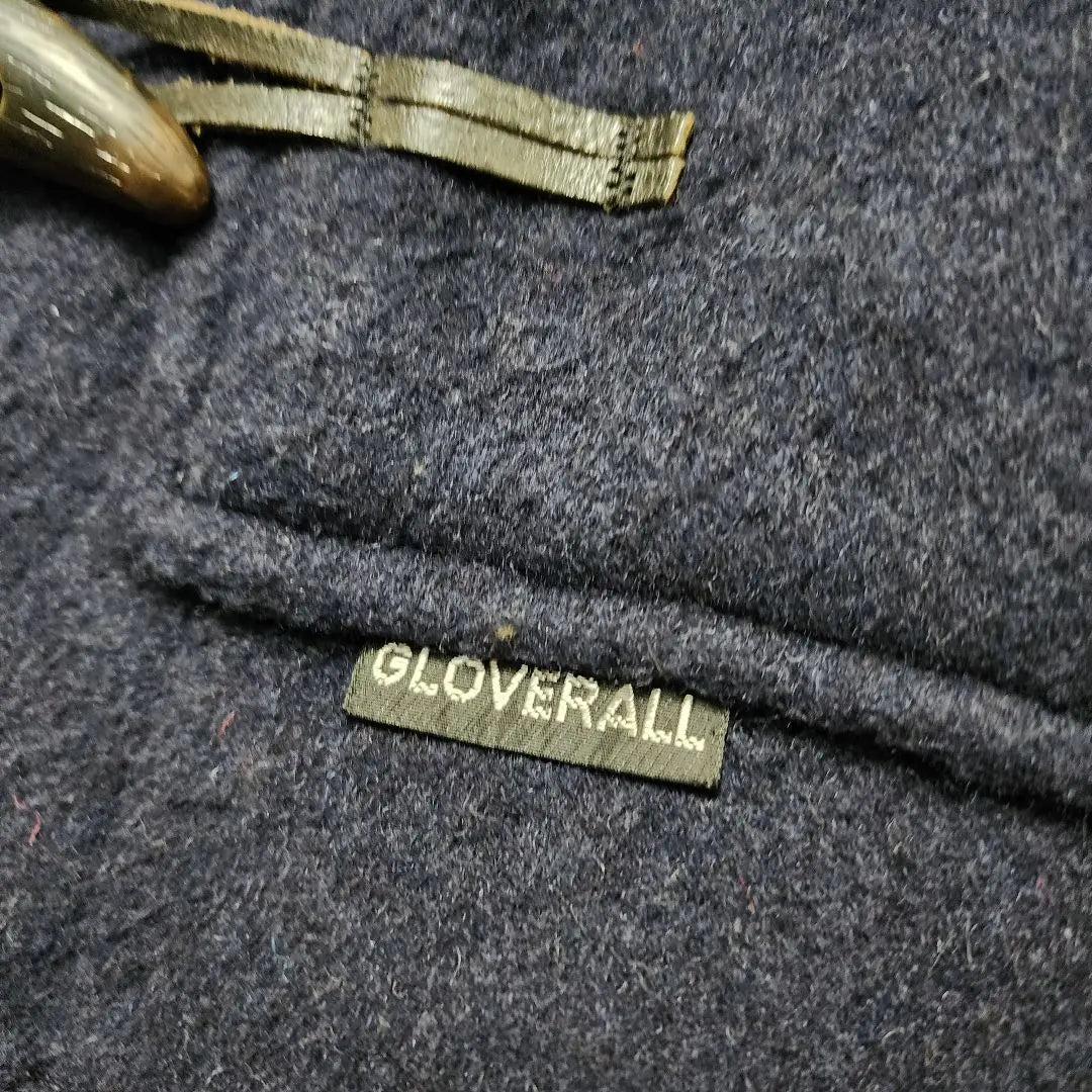 Glover All Duffel Coat US36 S Navy Lining Check | グローバーオール ダッフルコート US36 S ネイビー 裏地チェック