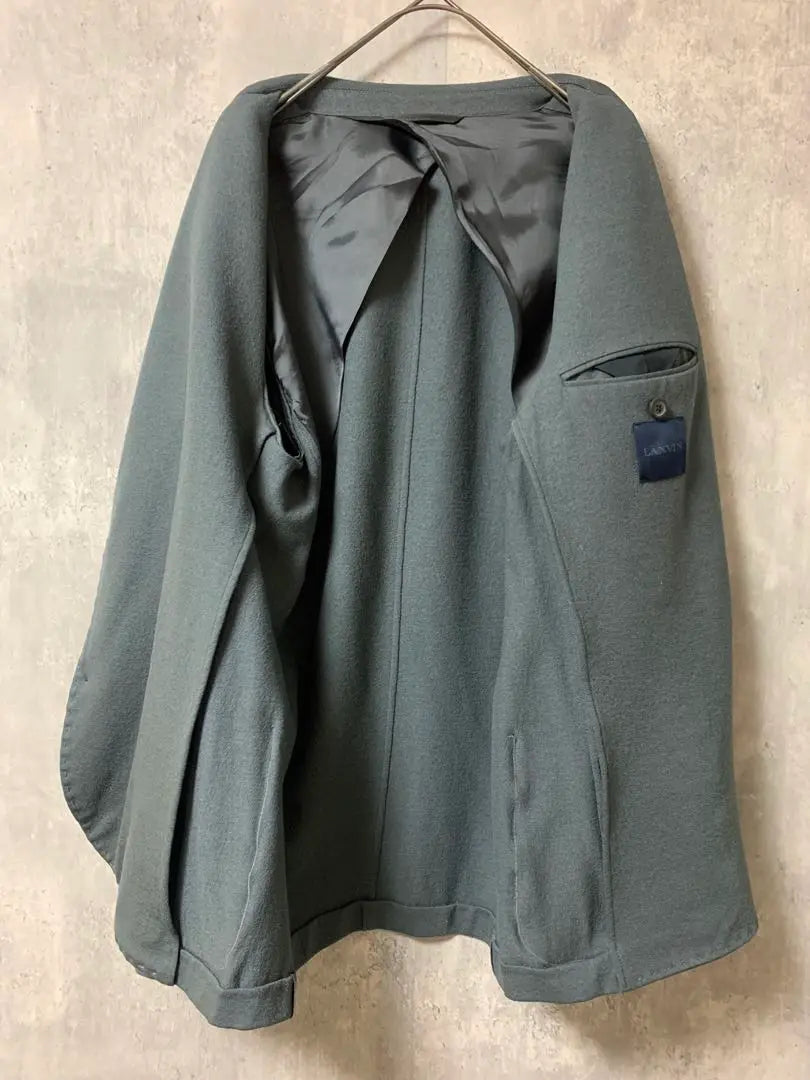 Beautiful condition LANVIN tailored jacket wool size 46 gray