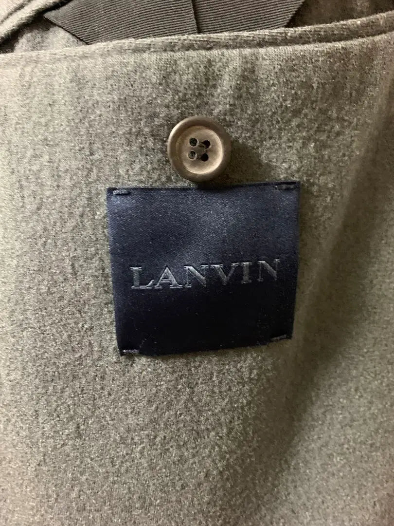 Chaqueta sastre LANVIN de lana en perfecto estado, talla 46, gris