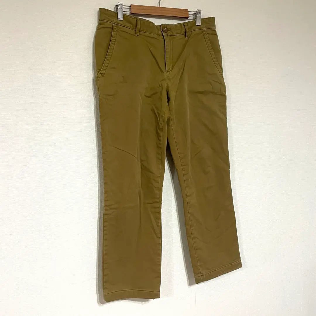 Eddie Bauer Chinos Thick Brown P6 Office Casual Check