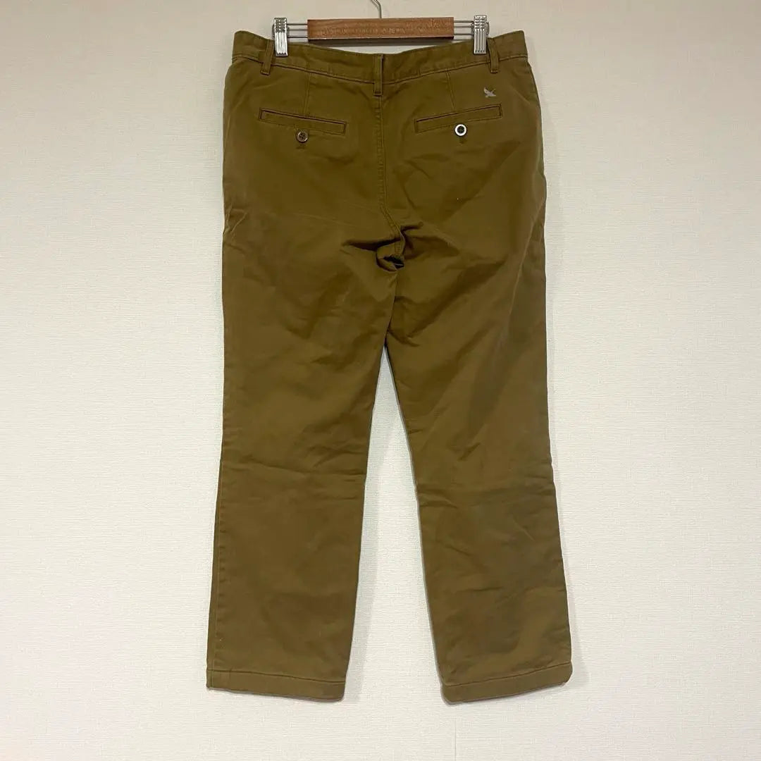 Eddie Bauer Chinos Thick Brown P6 Office Casual Check