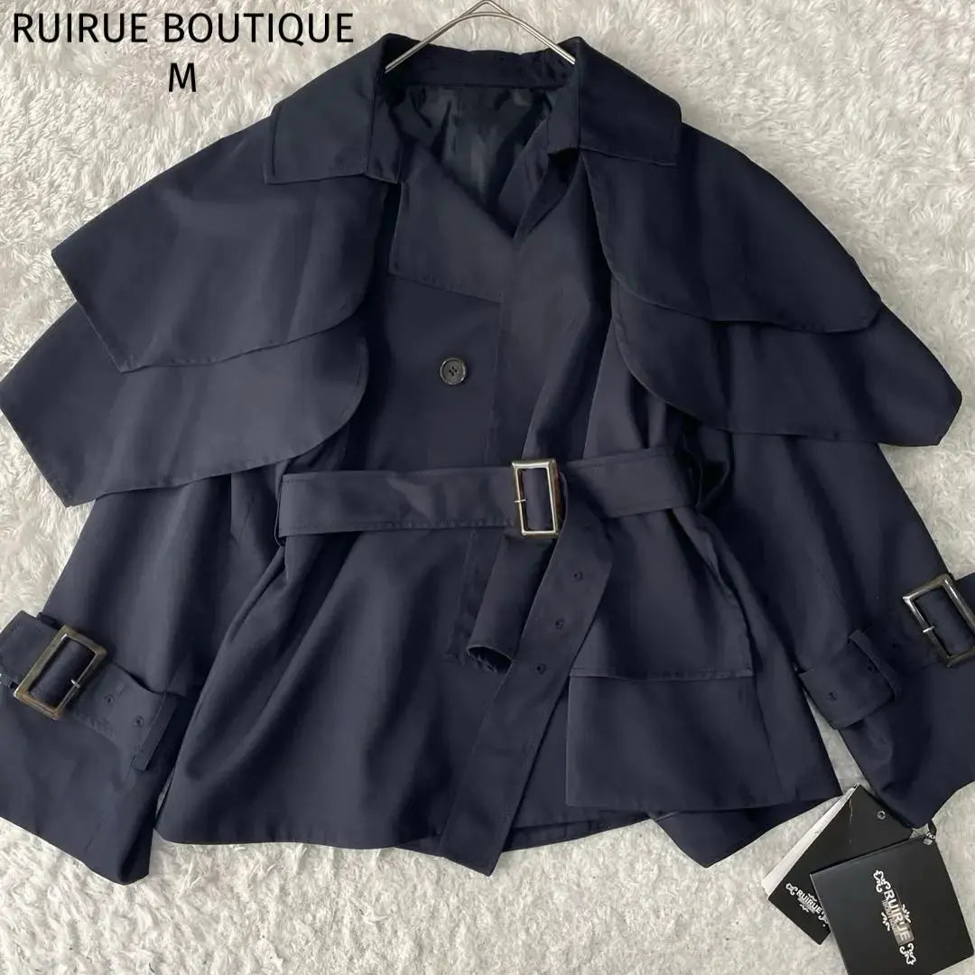 Gabardina corta con capas de Ruille Boutique sin usar talla M