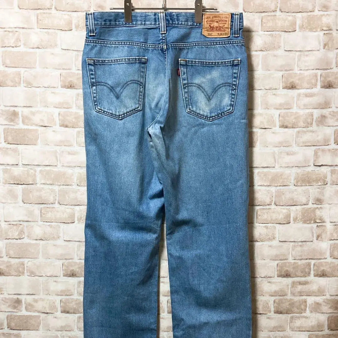 ☆Muy popular☆ Levi's 550☆Levi's☆Pantalones vaqueros☆Azul☆Cintura ajustada