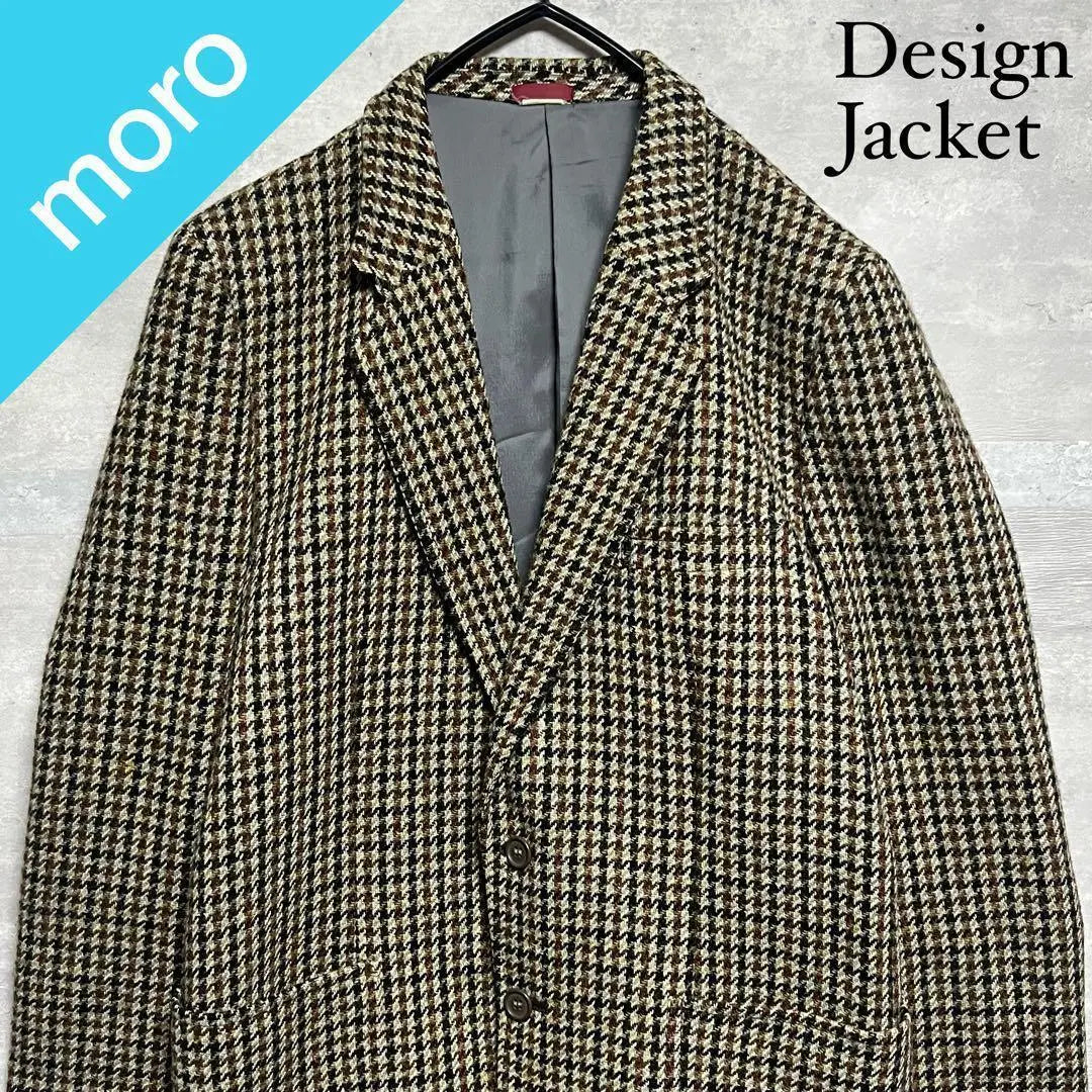 No.1272 VINTAGE Vintage Outerwear Tailored Jacket Checked Pattern