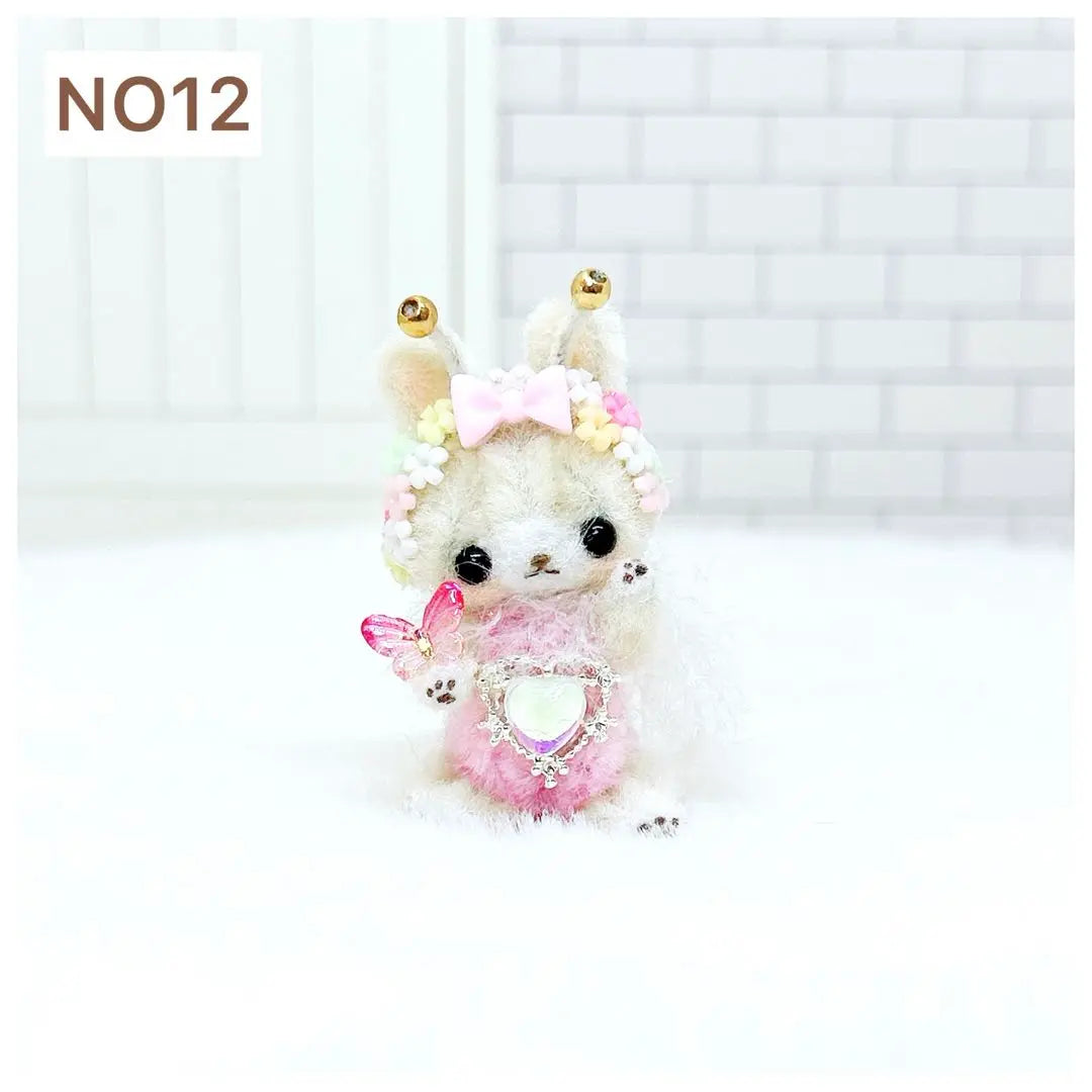 [No12] Floral rabbit mall art doll