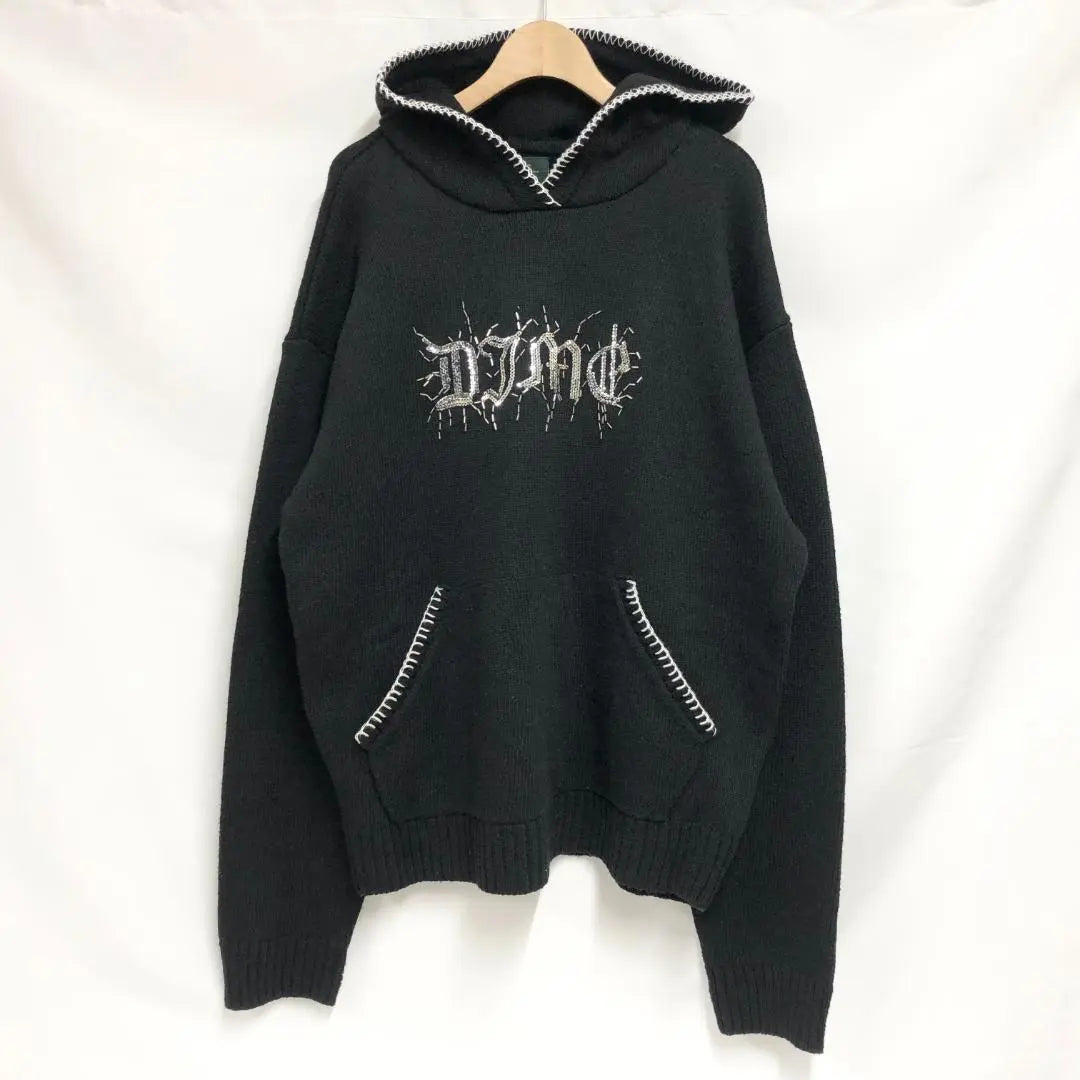 ○★New and unused Dime Knit Parka L Black