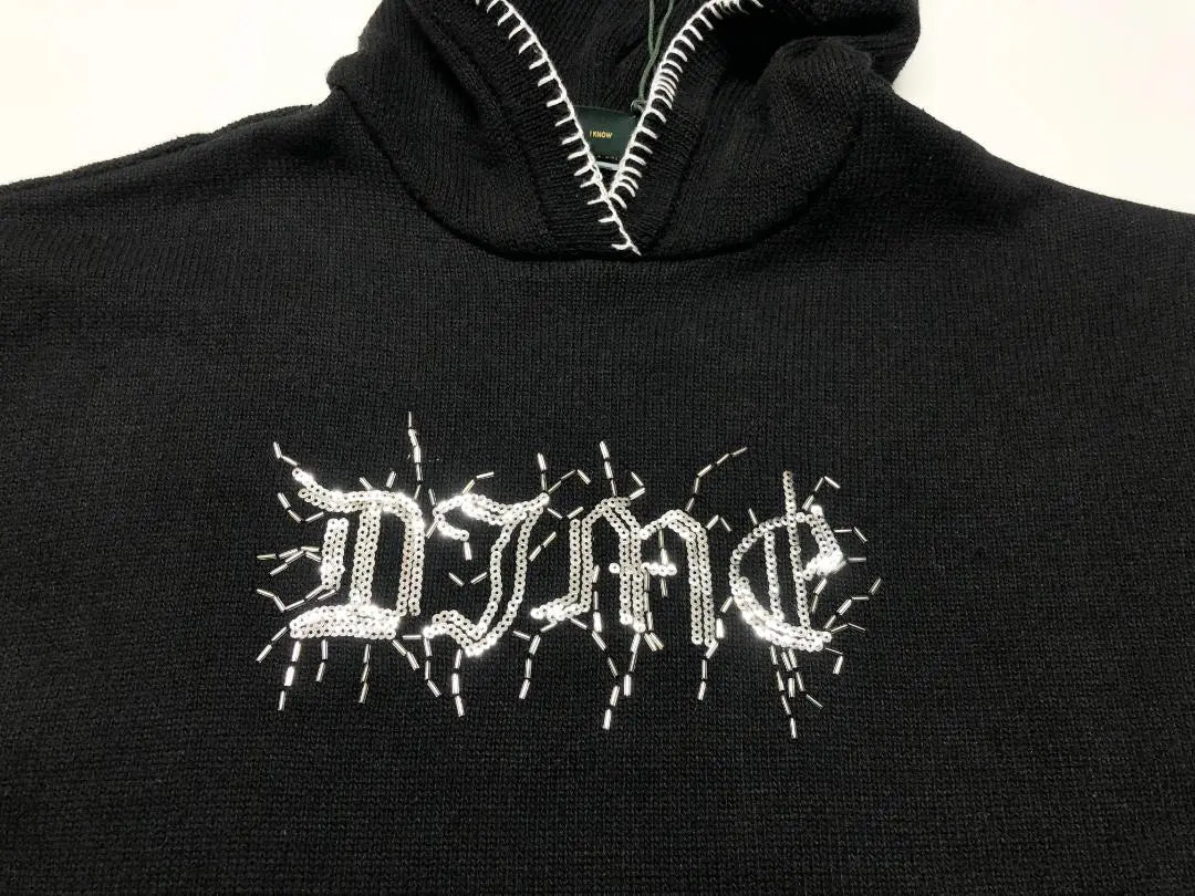 ○★New and unused Dime Knit Parka L Black