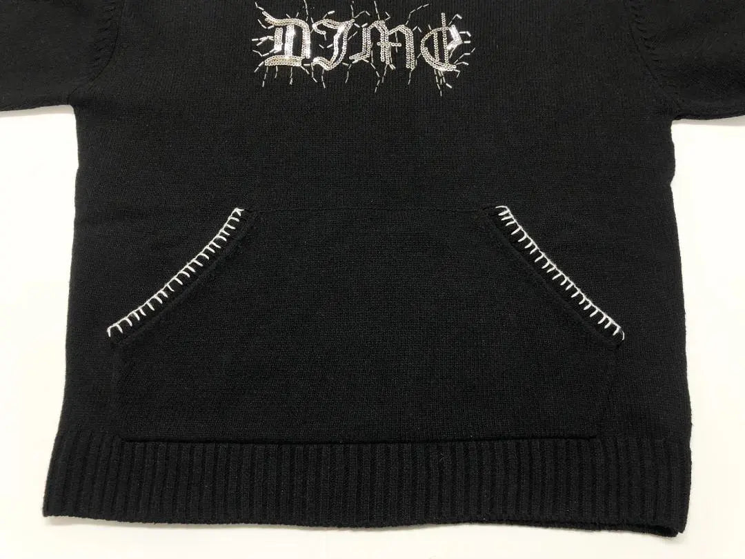 ○★New and unused Dime Knit Parka L Black