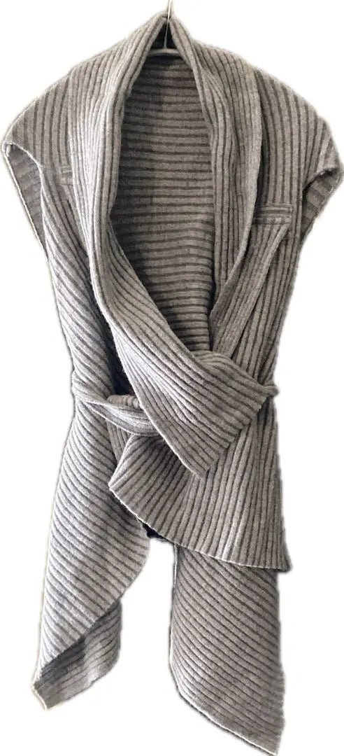 FW14 issey miyake Vest w/ Extended Belt