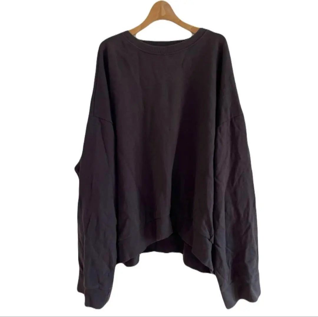 [Wakeari] GLAMOUR Glamour Korean-made sweatshirt sweatshirt charcoal