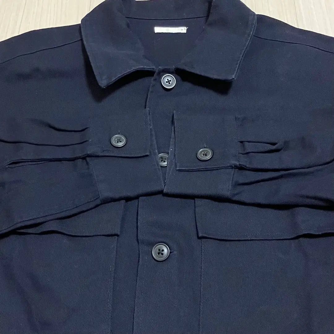 Camisa 《GU》 Geu y algodón casual ligeramente grueso 100 % liso