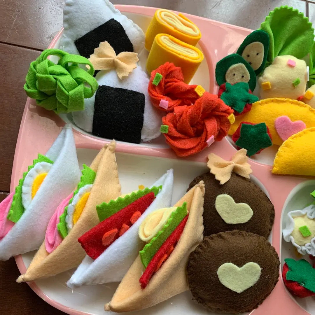 Time sale★Felt play★Fun lunch set handmade