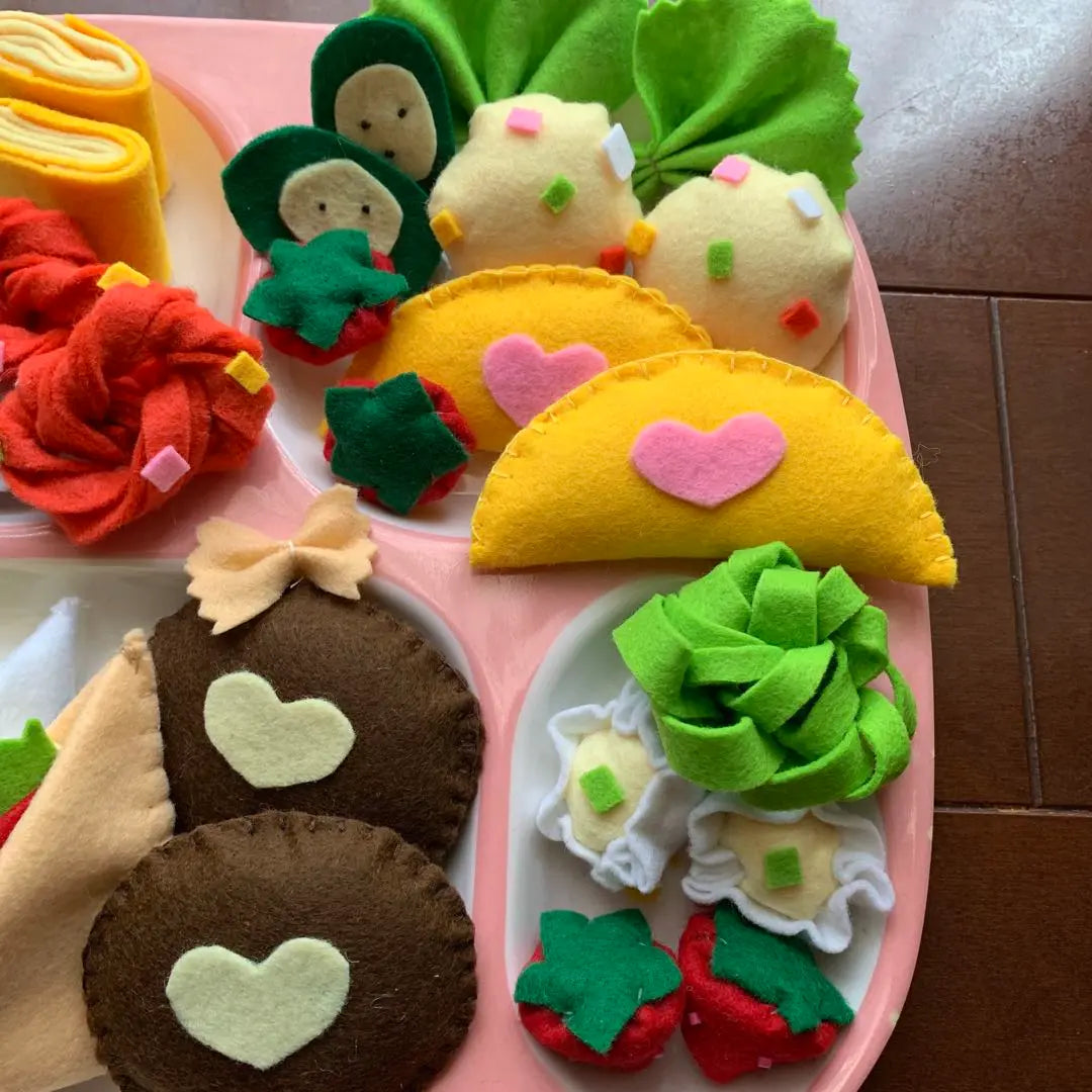 Time sale★Felt play★Fun lunch set handmade