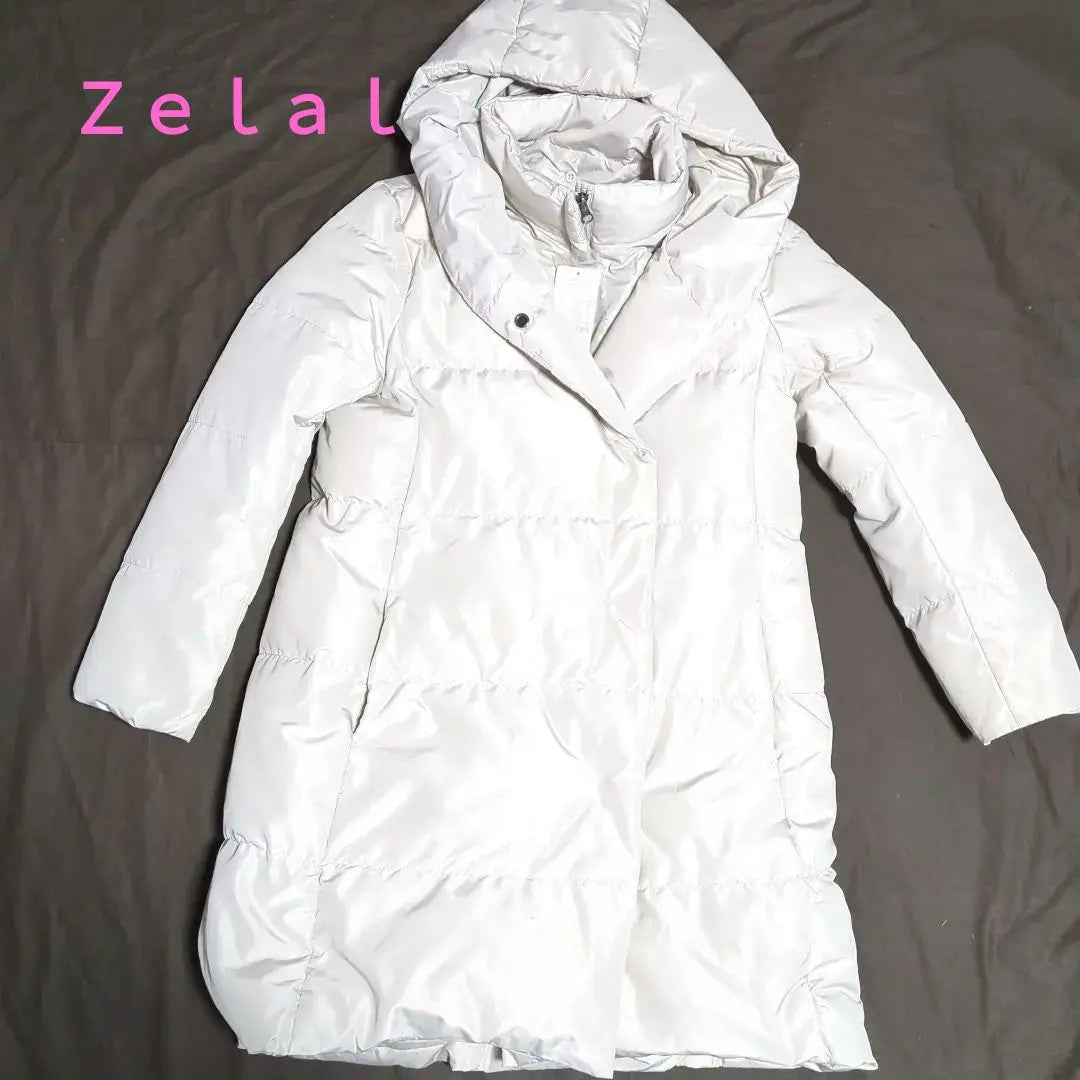 ¡Chaqueta de plumas beige claro con comida zeraral! | ゼラール フード付きのライトベージュのダウンジャケット！