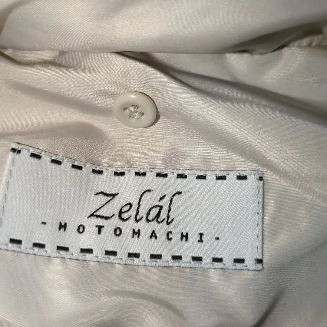 ¡Chaqueta de plumas beige claro con comida zeraral! | ゼラール フード付きのライトベージュのダウンジャケット！