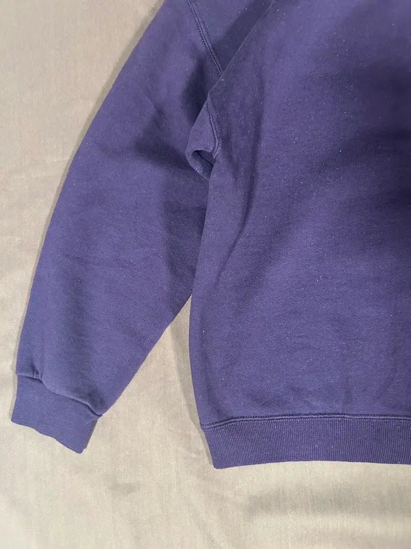 Final discount 90s USA made vintage plain sweatshirt purple M