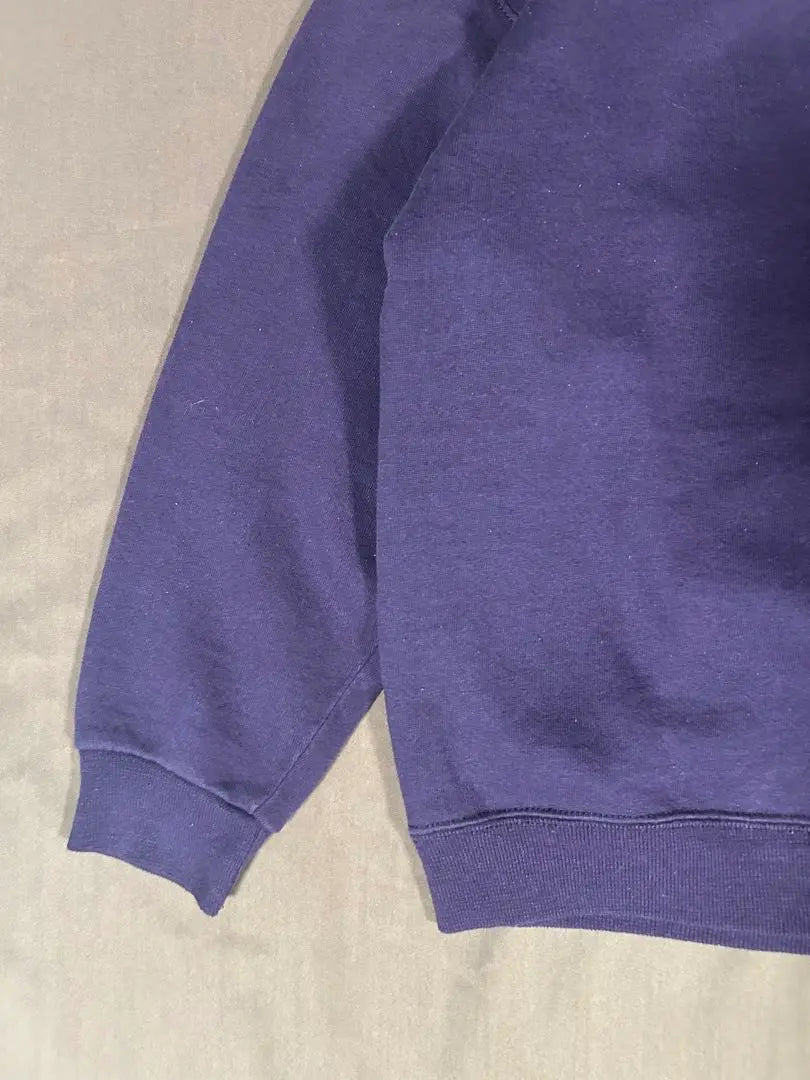 Final discount 90s USA made vintage plain sweatshirt purple M