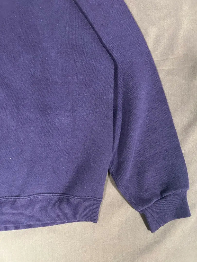 Final discount 90s USA made vintage plain sweatshirt purple M