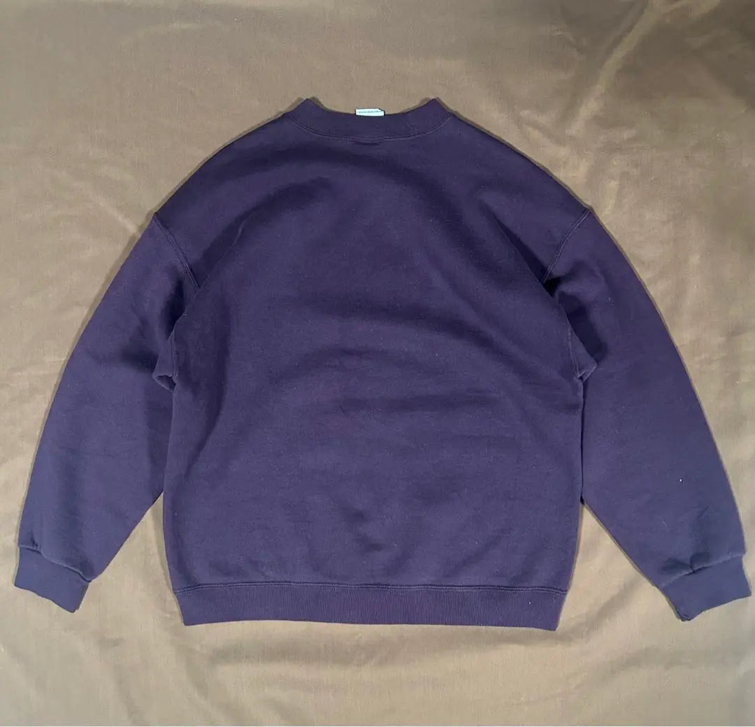 Final discount 90s USA made vintage plain sweatshirt purple M