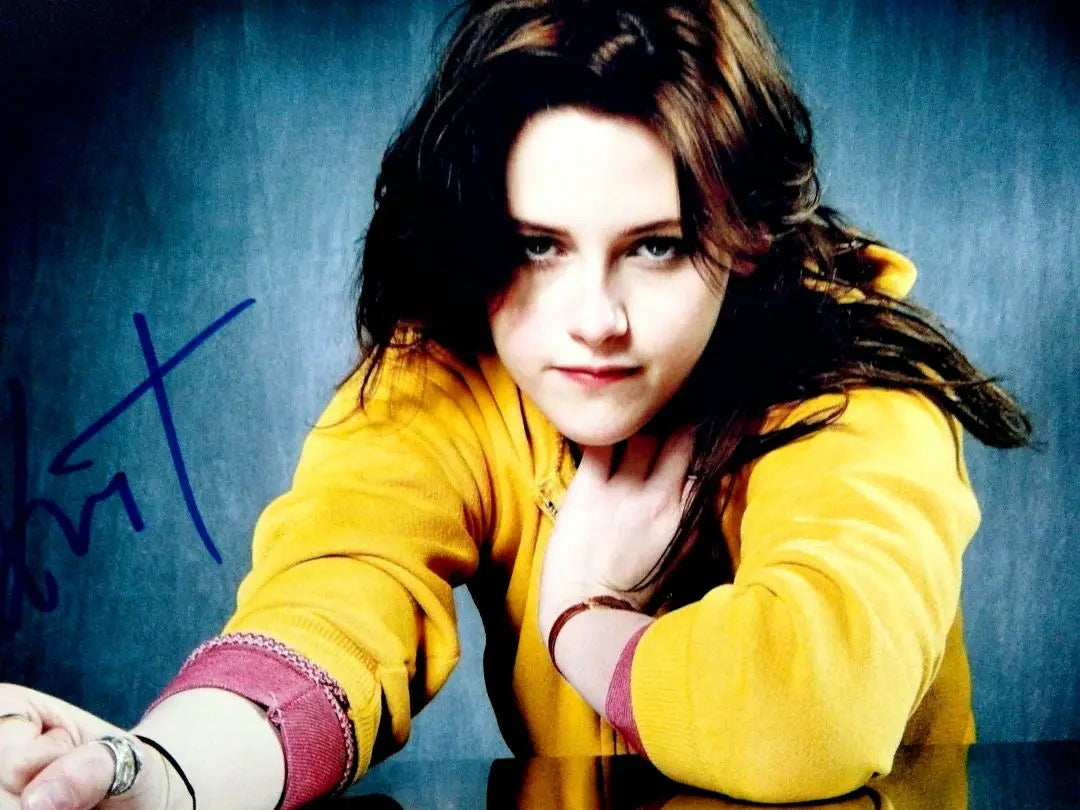 On sale...Large photo autographed by Kristen Stewart... Stewart