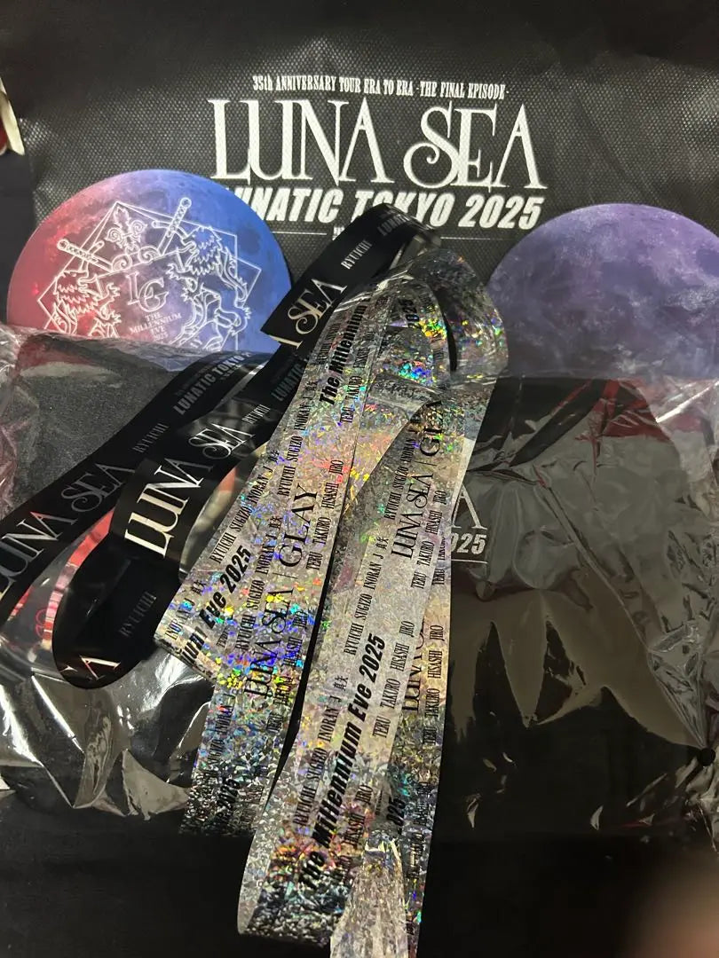 LUNA SEA SLAVE sheet Souvenir & admission bonus & bonus silver tape