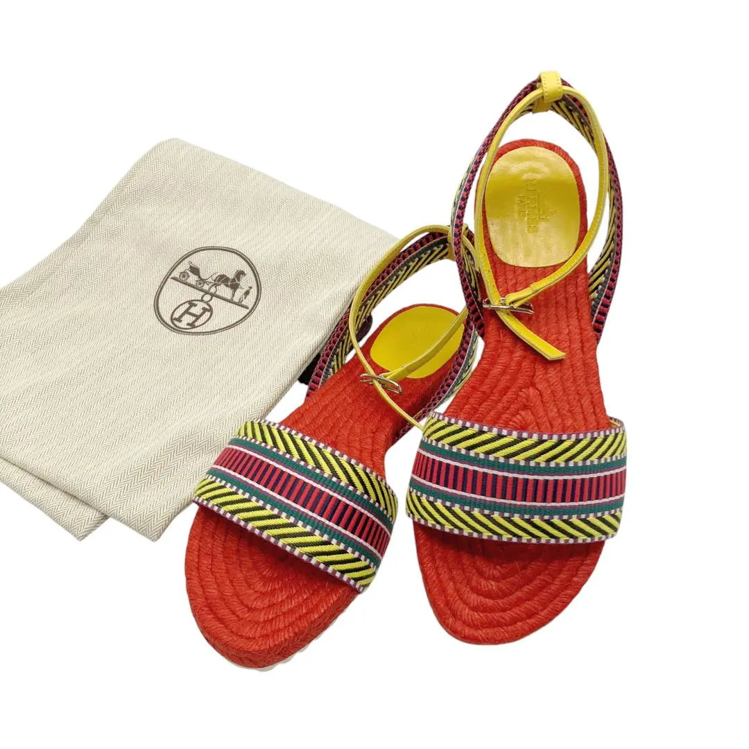 ⭐️Unused⭐️ Hermes Ankle Strap Espadrille Sandals