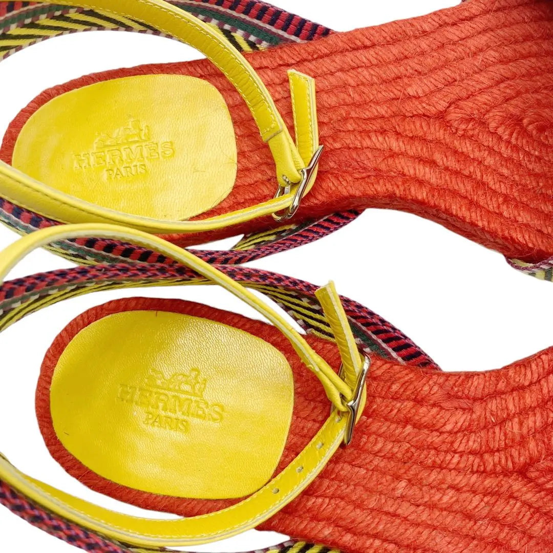 ⭐️Unused⭐️ Hermes Ankle Strap Espadrille Sandals