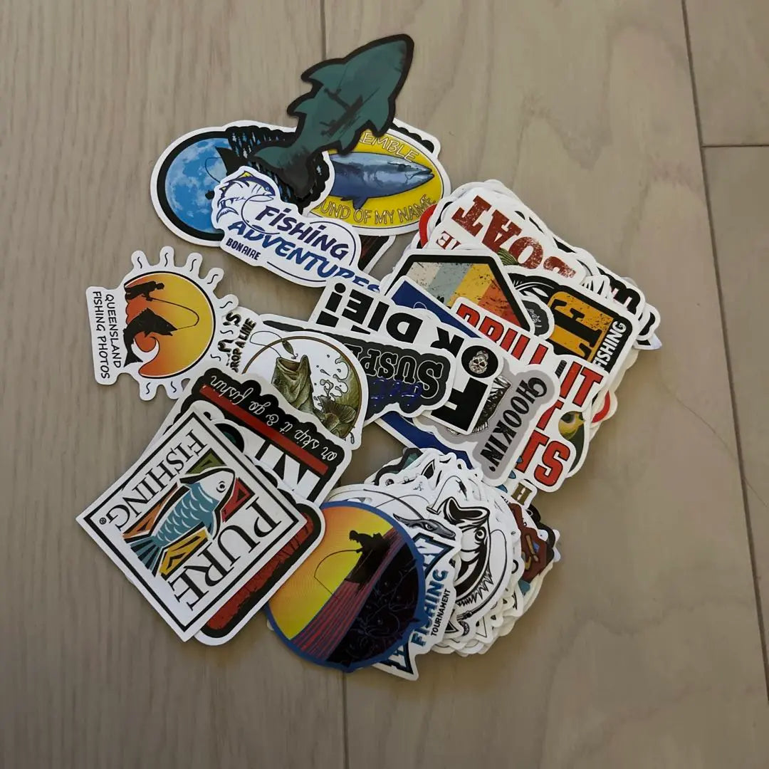 ❤️ Last item❤️ Fishing stickers Fishing equipment Fisherman Cooler box sticker