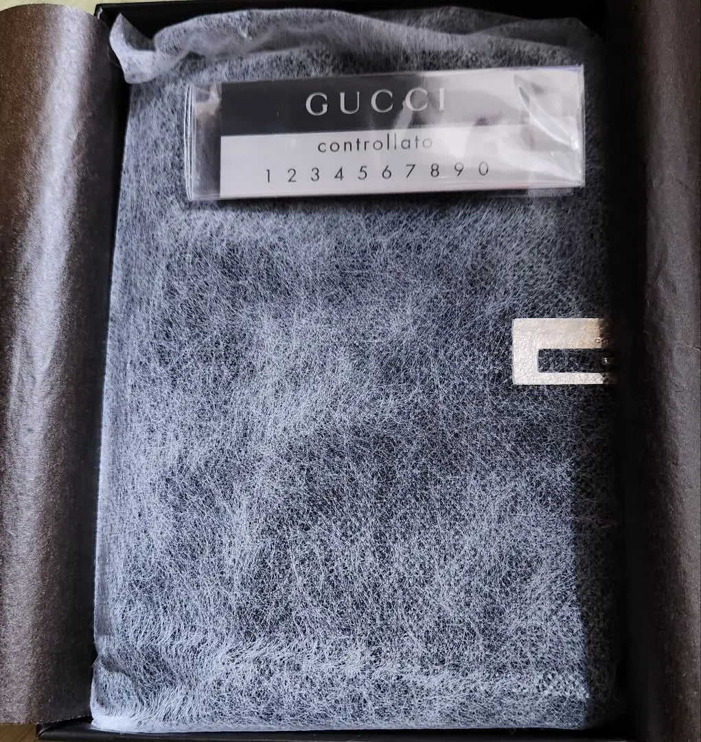 [Sin usar] Funda para cuaderno de lona de nailon de 6 agujeros de GUCCI