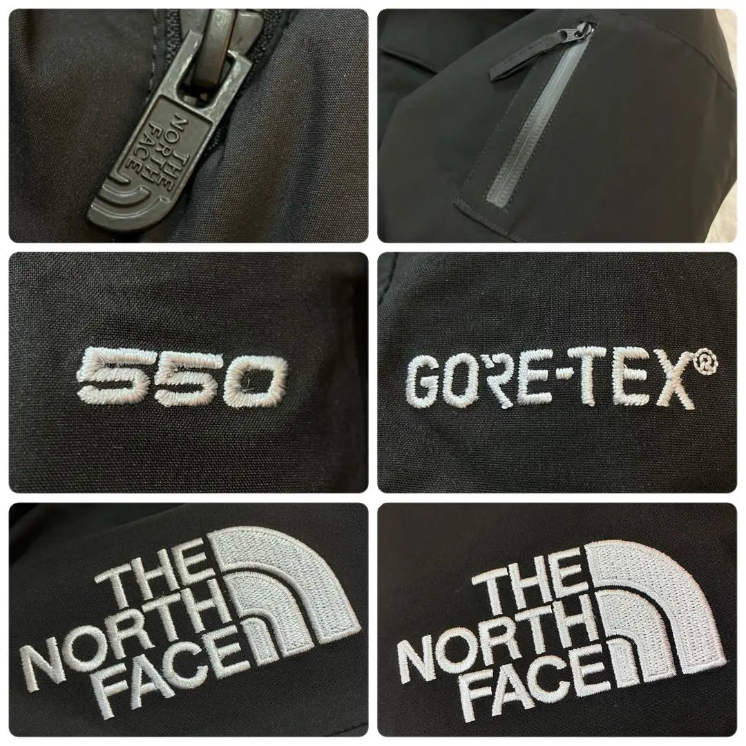 Rare and beautiful North Face Gotham Jacket Gore-Tex Fur L Black