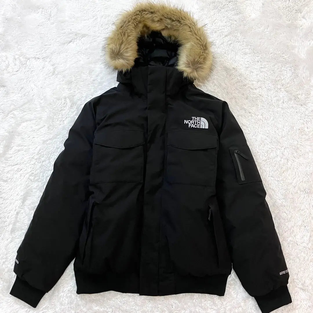 Chaqueta North Face Gotham Gore-Tex Fur L negra, rara y hermosa