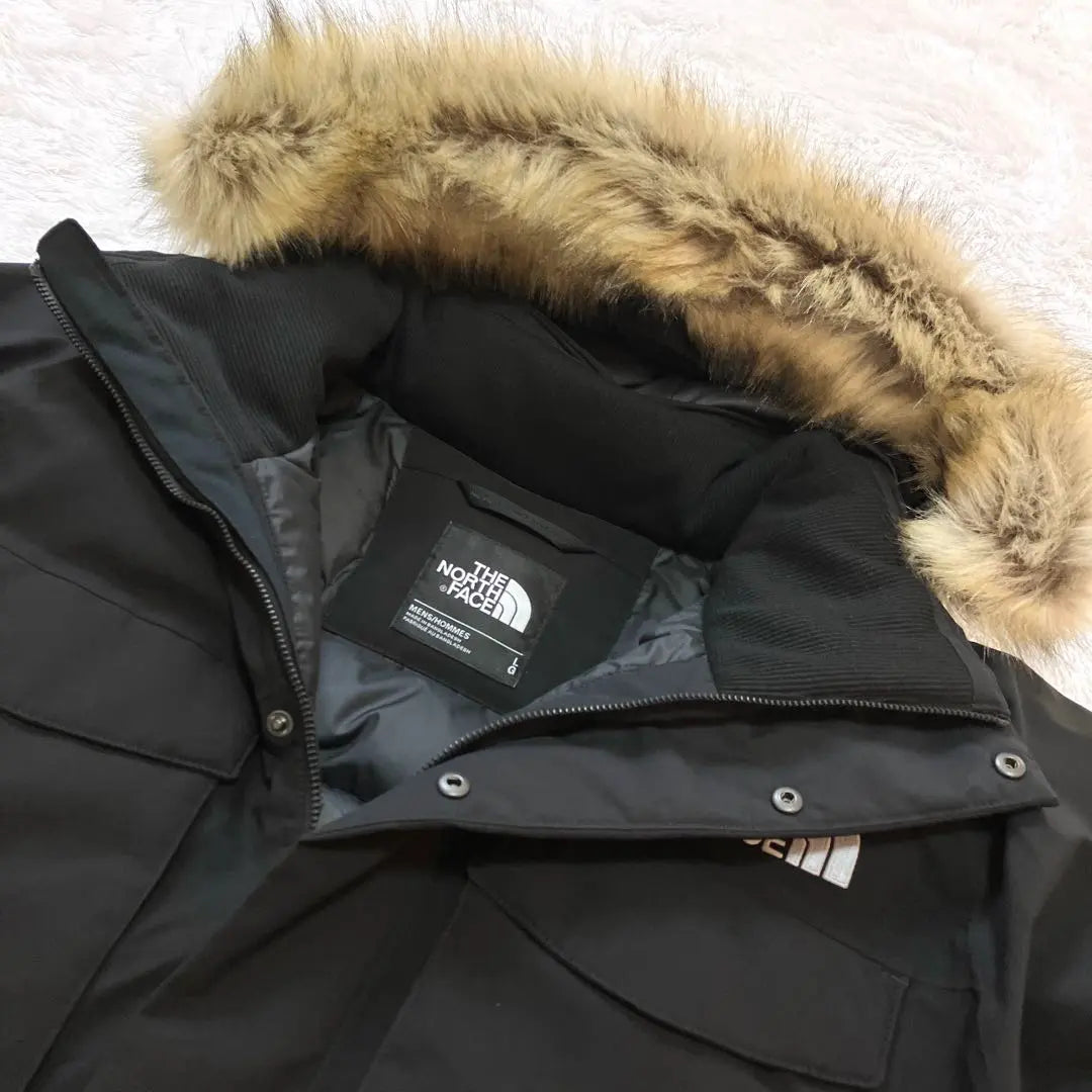 Chaqueta North Face Gotham Gore-Tex Fur L negra, rara y hermosa