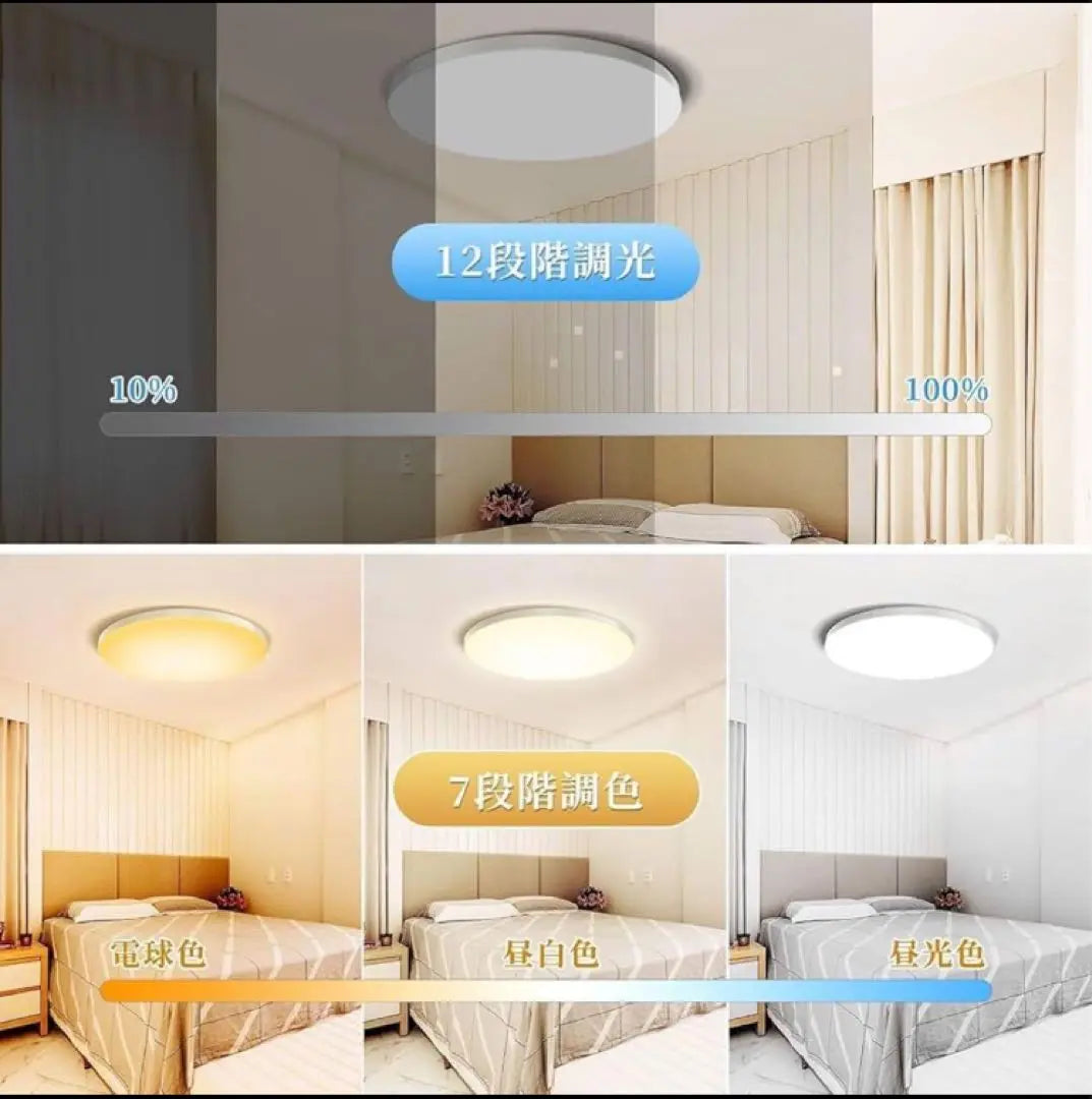 Ceiling light, LED, 6 tatami mats, ceiling light, fluorescent light, living room, bedroom, remote control 244