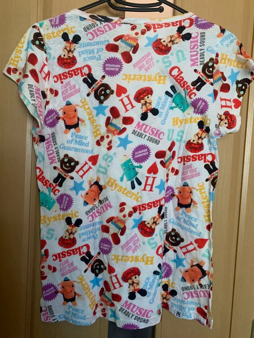 Hysteric glamor character all-over pattern T-shirt