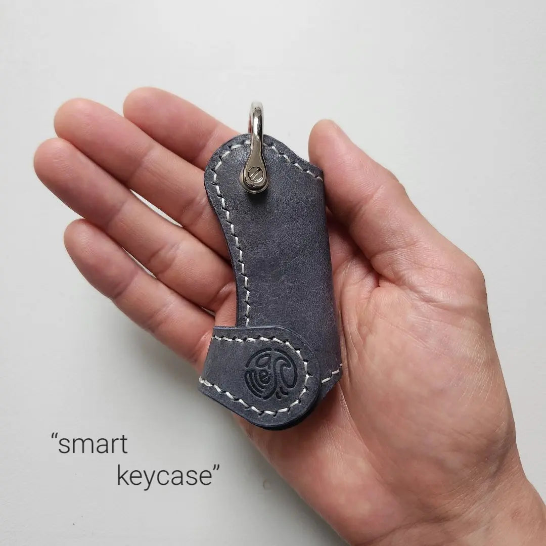 [Genuine Leather] Ultimate Key Case Charcoal Gray Convenient Gift