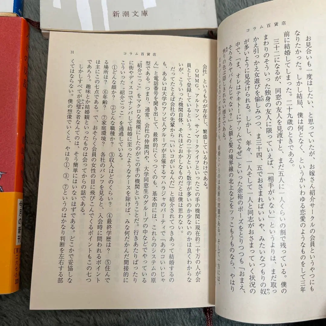 No need for water - The troubles that arise for small people - The rebellion of fleas Column Department Store Sartre Shincho Bunko | 水いらず　小さき者へ生れ出づる悩み　ノミの反乱　コラム百貨店　サルトル　新潮文庫