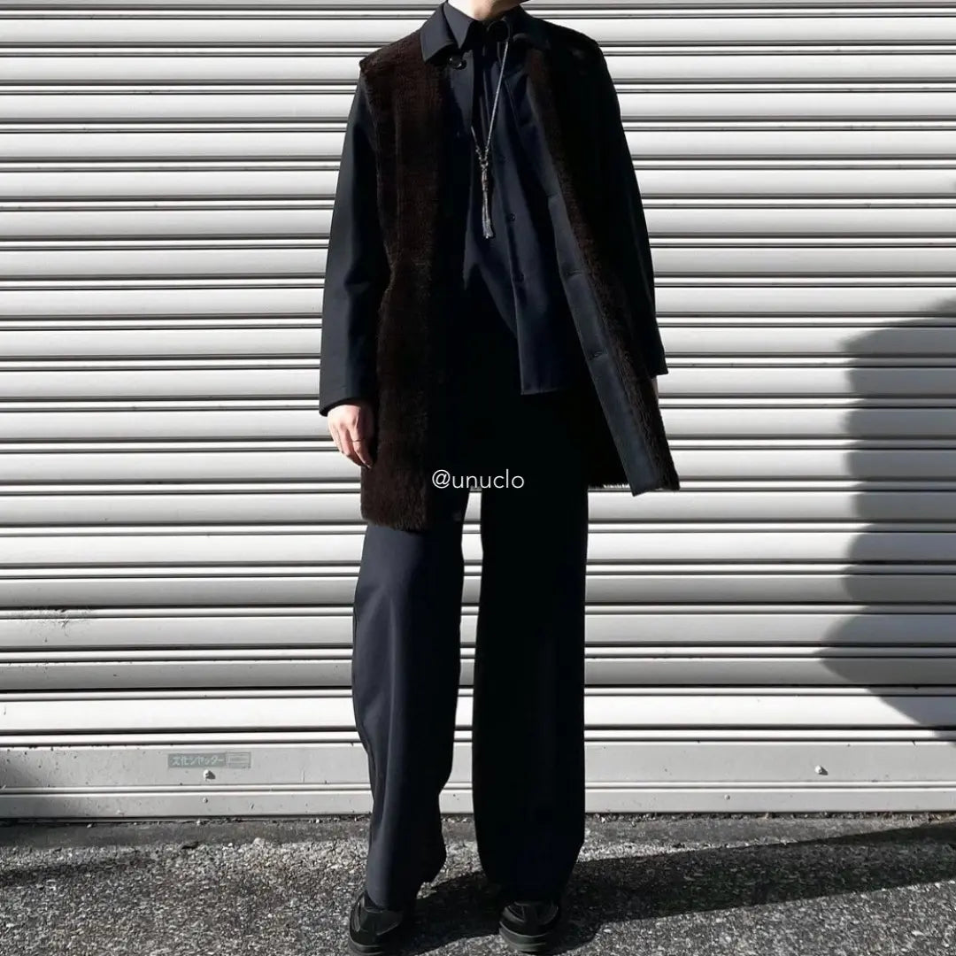 【13AW】 Marni ｜ Mouton Balmachan Coat 46