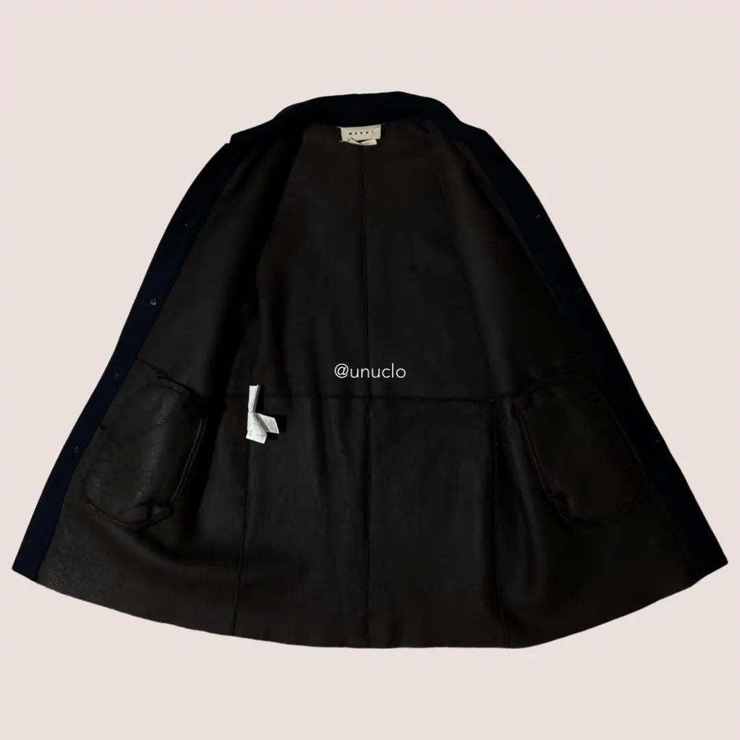 【13AW】 Marni ｜ Mouton Balmachan Coat 46