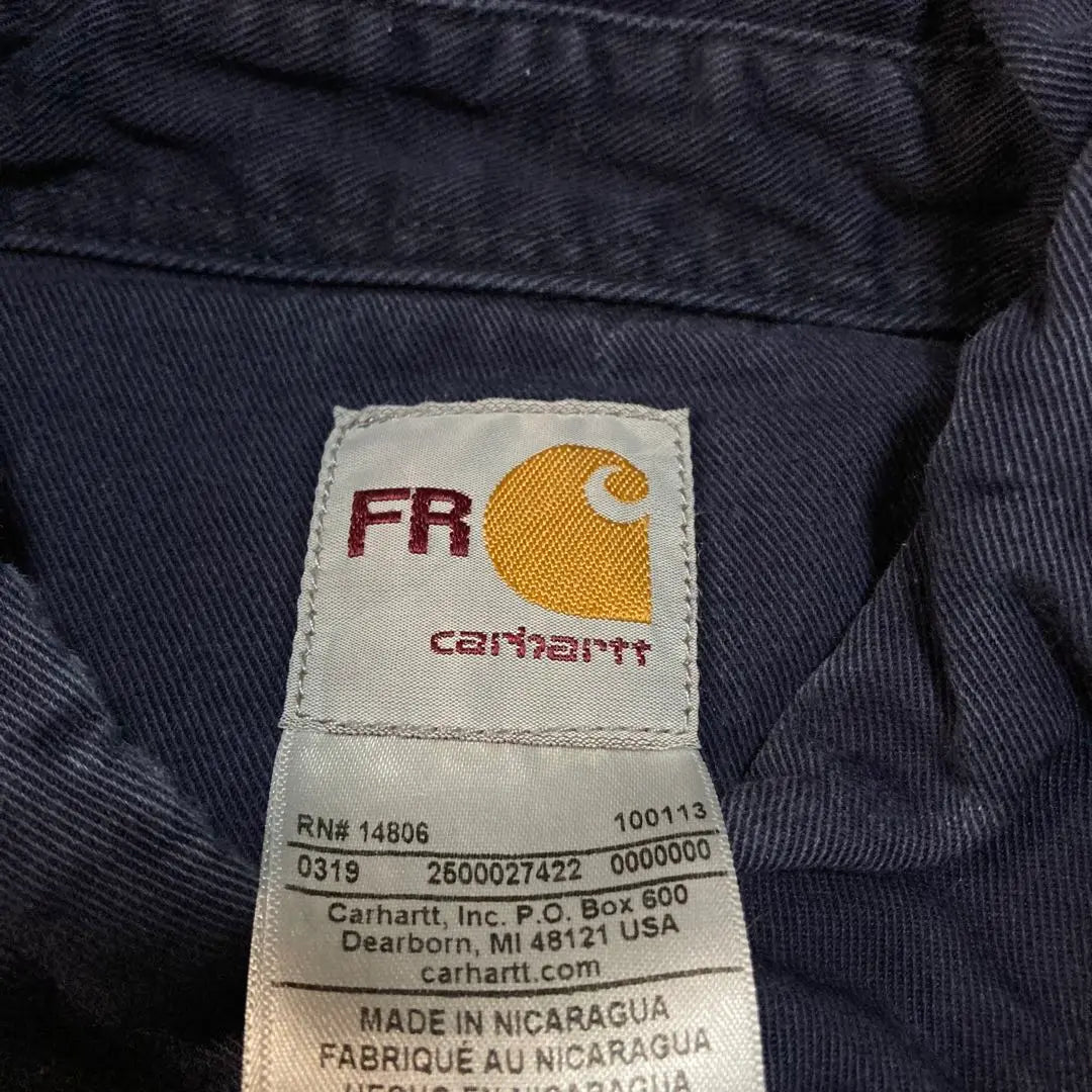 Carhartt BDShirt Work LongSleeve Navy XL