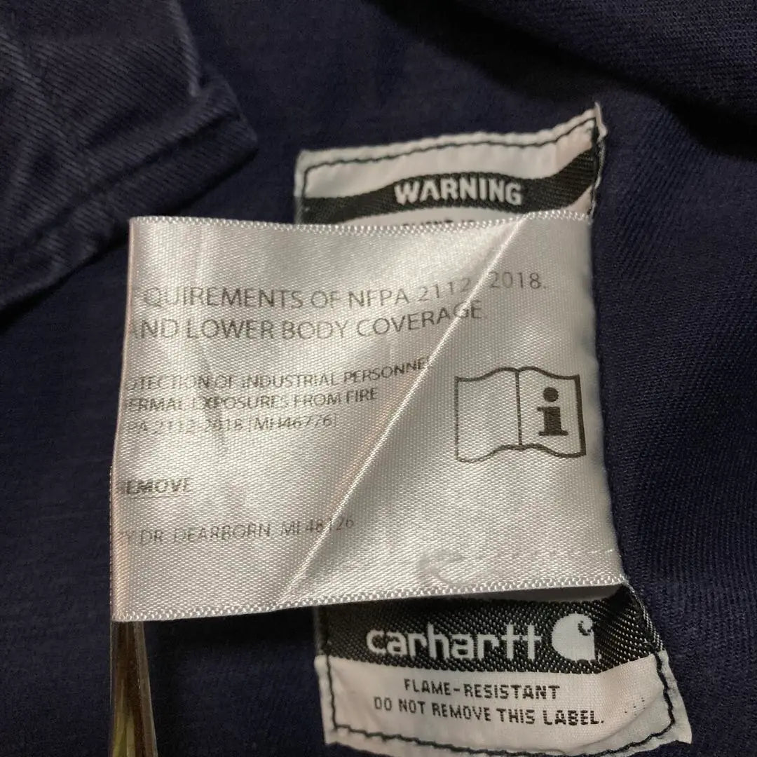 Carhartt BDShirt Work LongSleeve Navy XL