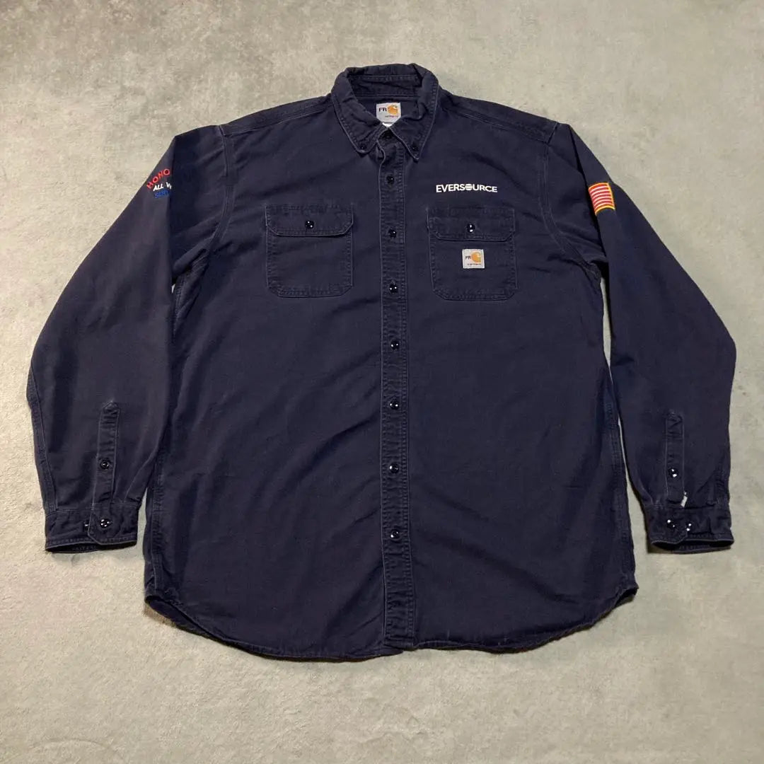 Carhartt BDShirt Work LongSleeve Navy XL