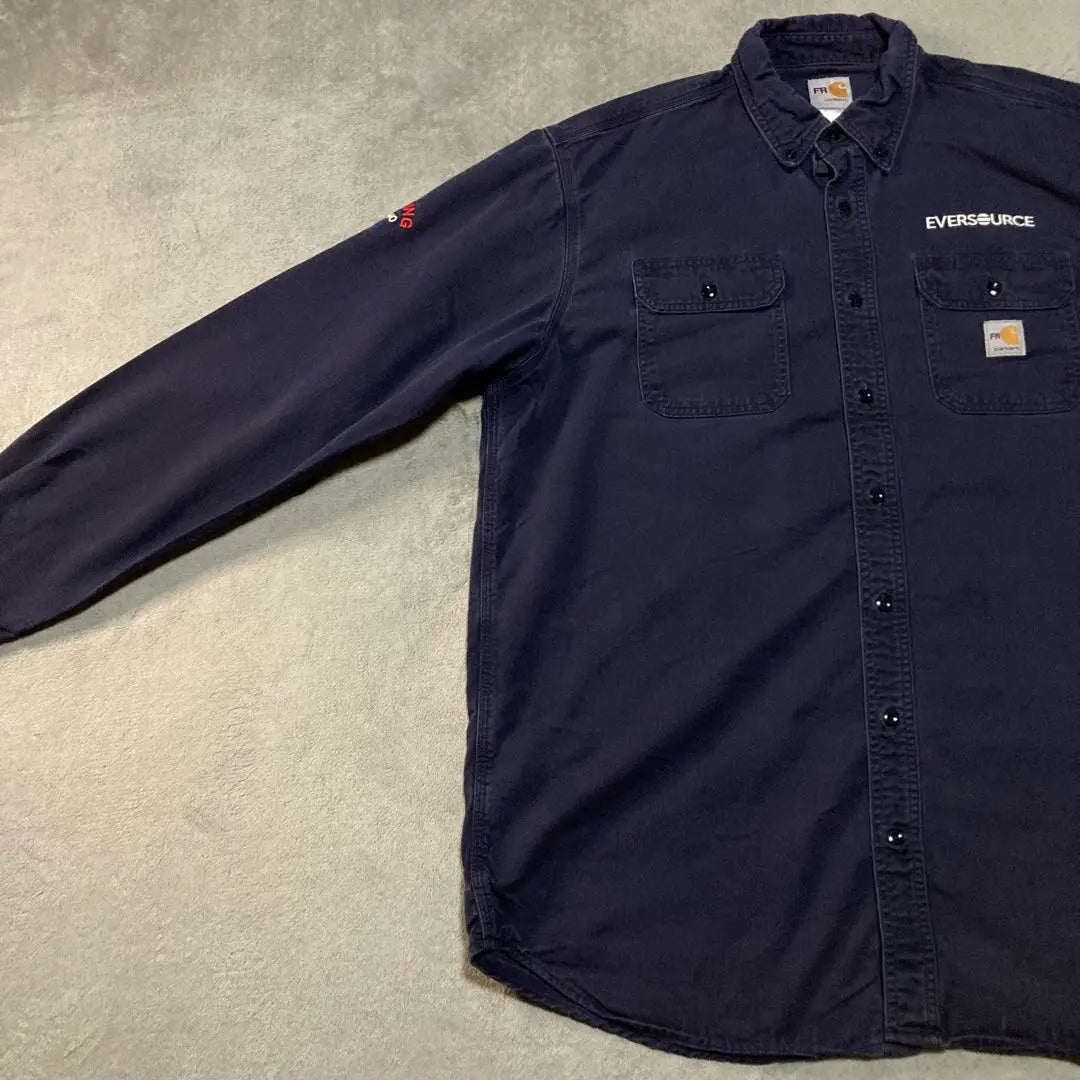 Carhartt BDShirt Work LongSleeve Navy XL