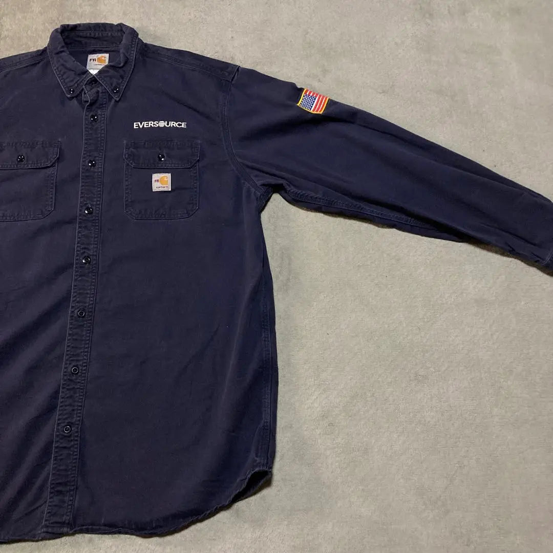 Carhartt BDShirt Work LongSleeve Navy XL